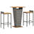 Fayelynn Bar Set with Stools-802945690