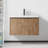 Helveston 0 " W Free Standing Wall Mounted Single Double Single Vanity Bathroom Vanity With Resin Top-840809411