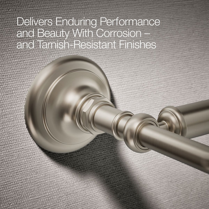 Artifacts® Pivoting Toilet Tissue Holder, Vibrant Brushed Nickel