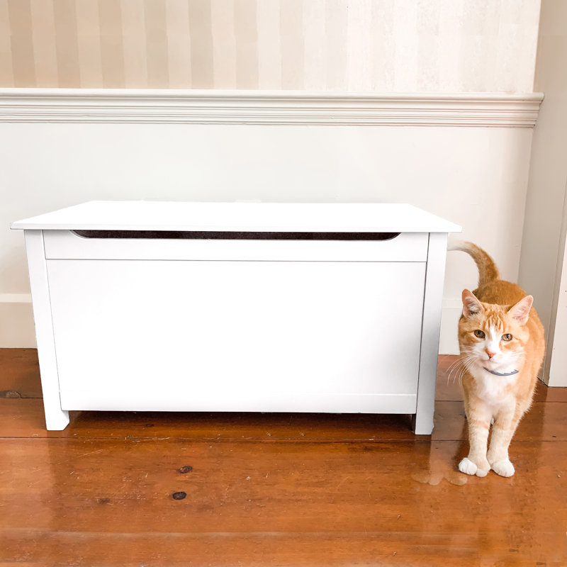 Allyannah Litter Box Enclosure, White