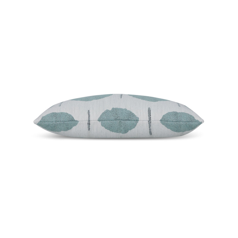 Solstice Performance Pillow Cover & Insert, Mist, Rectangle 12" H x 20" W, Rectangular