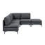 Canapé modulaire réversible avec repose-pieds Atheana-487353764