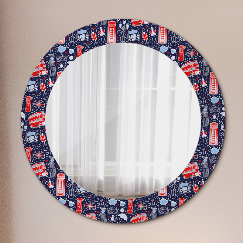 Huldar Glass Flat Wall Mirror