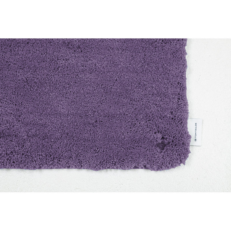 Rectangle Bath Rug, 70 x 120 cm, Purple