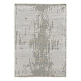Pearl Geometric Area Rug in Gray