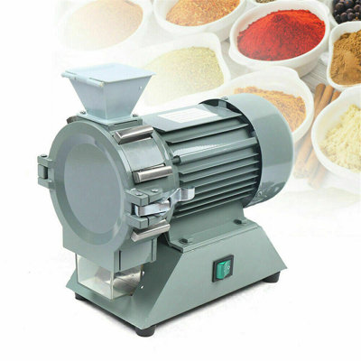 OUKANING 110V 1400r/Min Electric Micro Plant Herb Grain Grinding Machine 