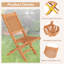 Ensemble bistro long en bois de teck de 31,5 po Reymouth