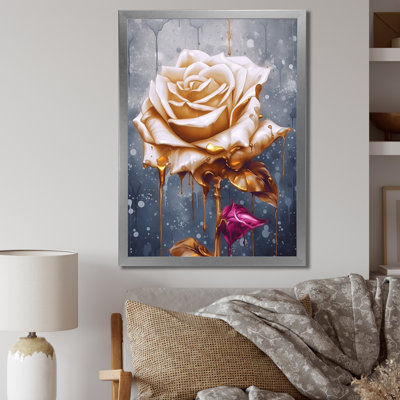 " Gold Cream Rose Reverie "