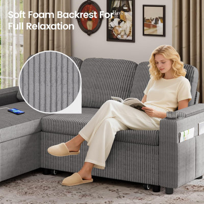 3 Seater Sofa & Chaise