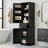 Modern Tall Bathroom Cabinet, 72"H Freestanding Storage Tower With Door Shelves, Drawer & Adjustable Shelves-1395205779