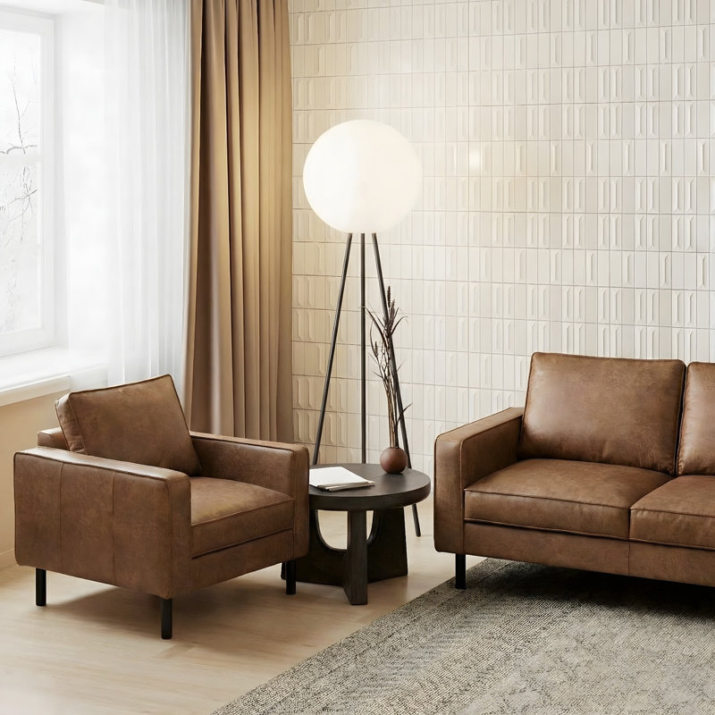 2 Seater Sofa, Brown