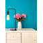 Lampe de table noire