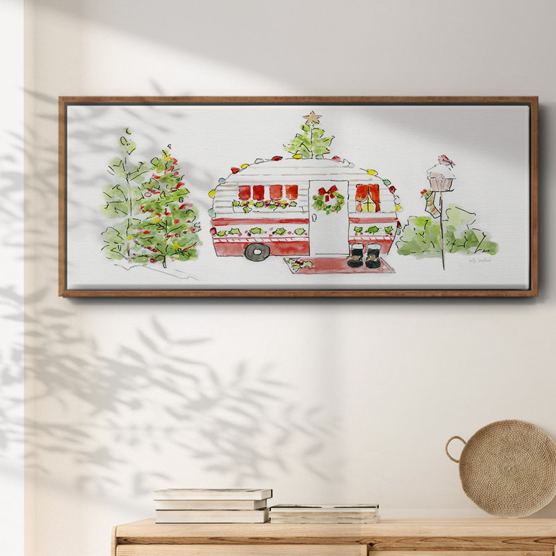 Holiday Camper II - toile encadrée, H 24 po x l 60 po