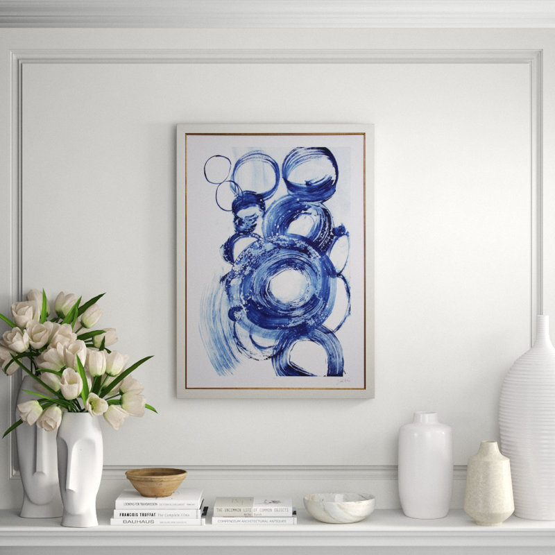 Blue Circle Study II Print by Fuchs