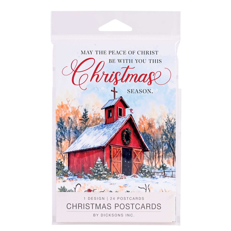 Ensemble de cartes postales «May The Peace of Christ Be»