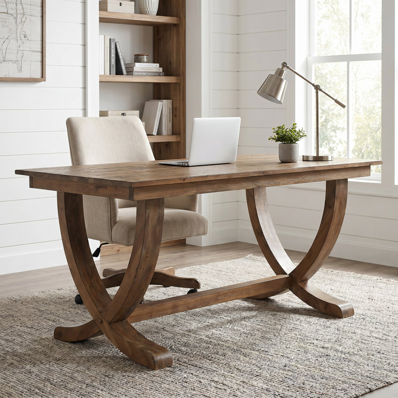 Solid Wood Computer Desk