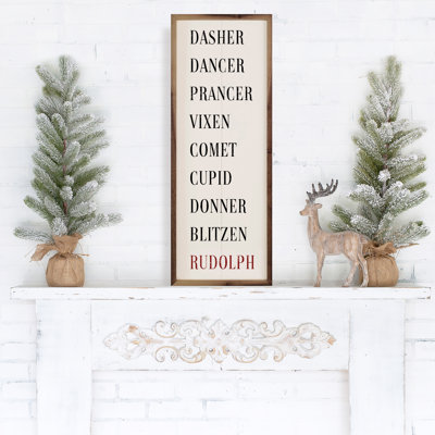 Renne du père Noël blanc 2