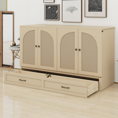 Murphy Bed With Large Drawers