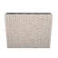 Ensemble de 2 pots d'extérieur en osier PE, beige