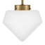 Luminaire suspendu simple à 1 lumière Gilroy-641378987