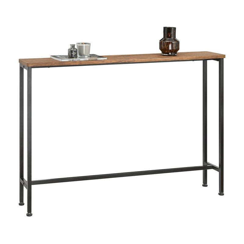 Console de table d'appoint étroite pour couloir, salon, canapé derrière, petit, bois naturel, l 47,2 po x P 7,9 po x H 31,5 po
