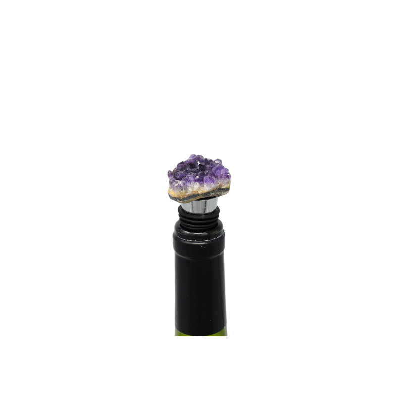 Devoe Stone Bottle Stopper, Amethyst