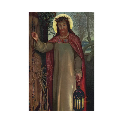 The Light Of The World by William Holman Hunt - Wrapped Canvas Print