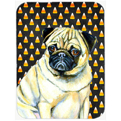 Planche à découper en verre caroline trésors carlin Halloween Candy Corn