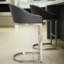 Tabouret de bar 26 po en acier inoxydable à hauteur de comptoir Otus-1083266919