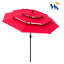 Parasol extérieur de 9 pi 3 po - Rouge