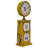 Analogue Metal Quartz Movement / Crystal Tabletop Clock in Yellow