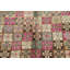 Tapis décoratif en laine de conception unique 6 pi 2 po x 10 pi 10 po noué à la main de couleur rose/brun/noir