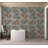 Botanical Wallpaper Wall Mural - Repeating Leaf Pattern-371833151