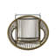 Faux pour le patio extérieur, PE, confort de sièges ergonomiques, motif tissé exquis, cadre, utilisation polyvalente de jardin et d'extérieur, fabriqué à partir de PE, design, caisses polyvalentes élégantes