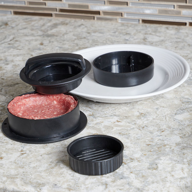 Home Basics Plastic Manual Burger Maker
