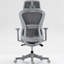 Fauteuil de bureau à dossier haut en filet Bollinger 8363 hp - Gr-121106538-121106541