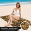 1 serviette de plage de style marocain rétro, grande microfibre absorbante pour, voyage, camping, pique-nique, décoration intérieure