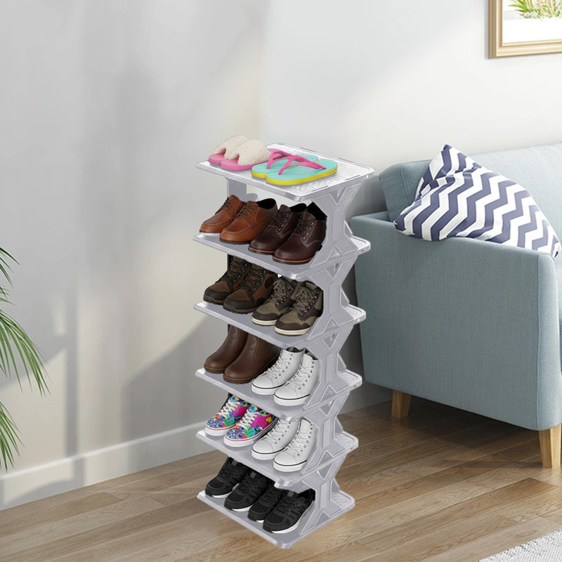 News Thickened And Widened Corner Simples Shoe Rack Small Size Easy To Install Removable Washable Storage Shoe Cabinet, E
