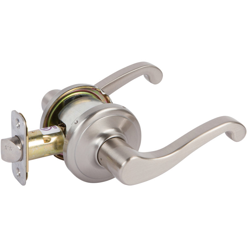 Delaney Enson Passage (Hall/Closet) Door Lever Satin Nickel