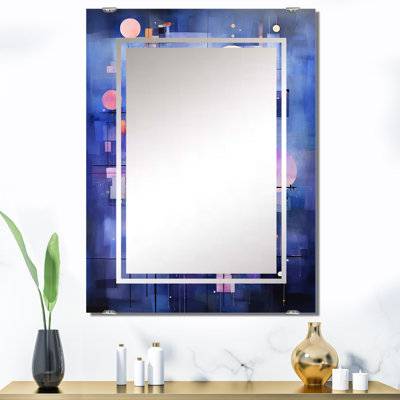 Dorthe - Abstract Geometric Decorative Wall Mirror MIR137499