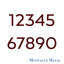 Numéro de maison à fixation flottante 6 po-475002384-475994650
