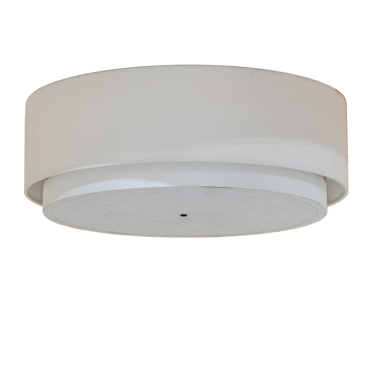 Cilindro Fabric LED Flush Mount