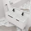 Meuble-lavabo double 48 po avec plateau en résine-915129698