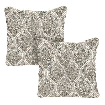 24" x 24" Outdoor Chair Back Cushion with Button (Set of 2)