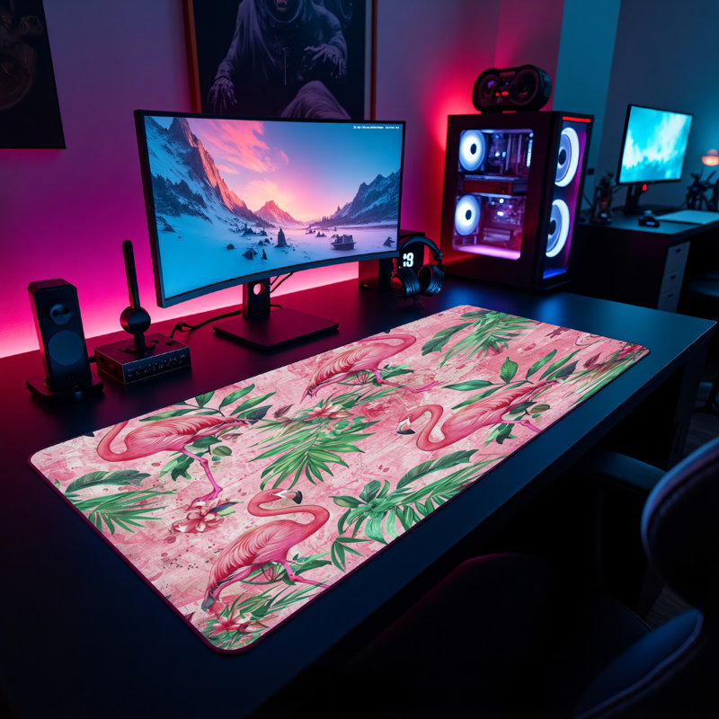Polyester Desk Pad, 14.4x12.1