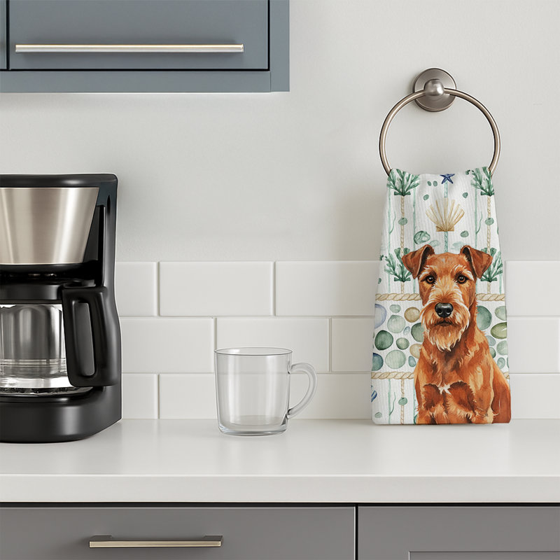Serviette de cuisine Irish Terrier, Terrier irlandais