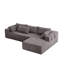 Ensemble de canapé modulaire en chenille Boneless Polyvalent pour espaces de vie élégants-510794143-521691737
