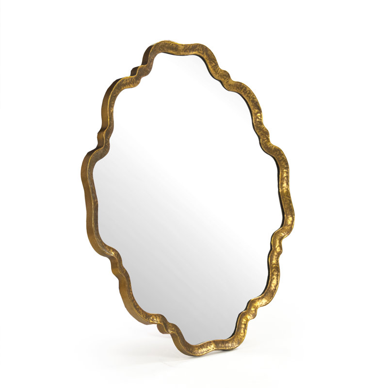 Carel Asymmetrical Metal Wall Mirror