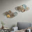 Ensemble de décoration murale multicolore 2 pièces