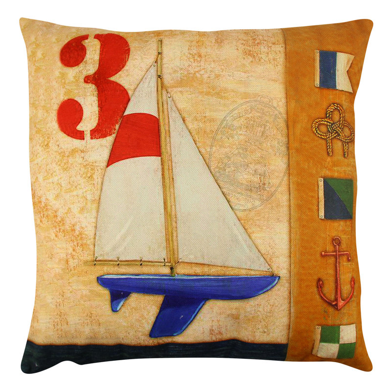 Housse et insert de coussin décoratif en mélange de coton Kristin